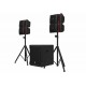 Audibax Seattle 1000 Black – Sistema Line Array Activo 2.1