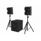 Audibax Seattle 1000 Black – Sistema Line Array Activo 2.1